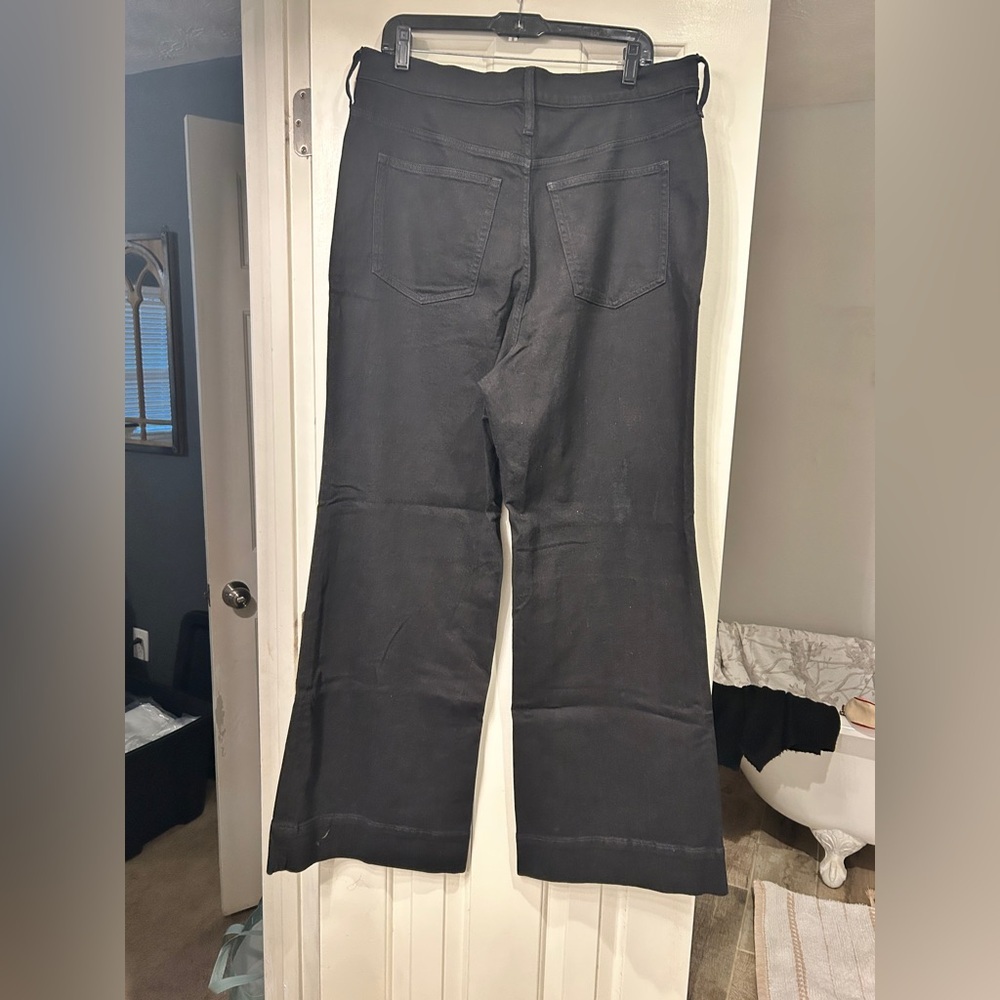 J. Crew Women’s Low-rise Denim Trouser in 1996 Semi-stretch Black Size 32 NWT - Picture 8 of 14